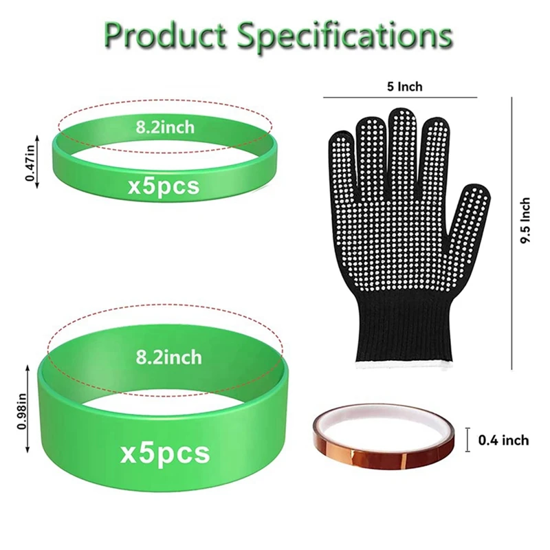 Silicone Bands For Sublimation Tumbler 20 Oz Tumblers Accessories