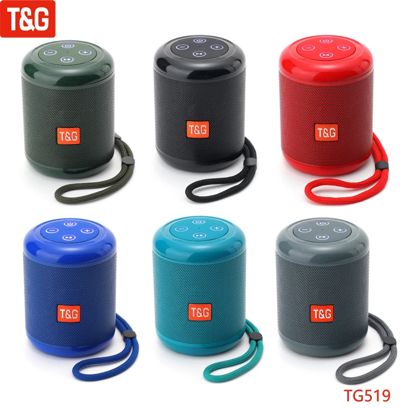 

TG519 Portable Bluetooth Speaker Mini Outdoor Wireless Audio Subwoofer Stereo Small Steel Cannon