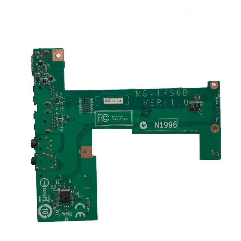 Для MSI GE70 MS-17561 MS-1756 USB порт печатная плата