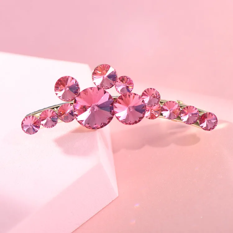 

Water Diamond Bend Clip Duck Mouth Clip bangs clip clip water Diamond small bangs Korea Edition headdress