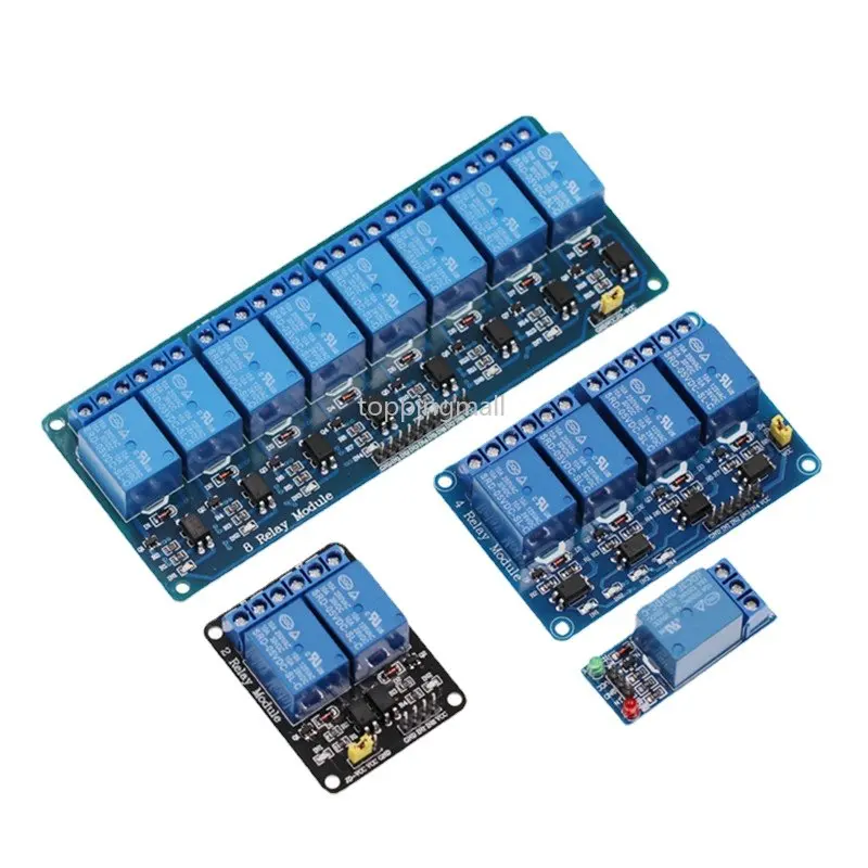 5V 12V1 2 4 6 8 Channel Relay Module with Optocoupler Output 1 2 4 6 8 Way for Arduino