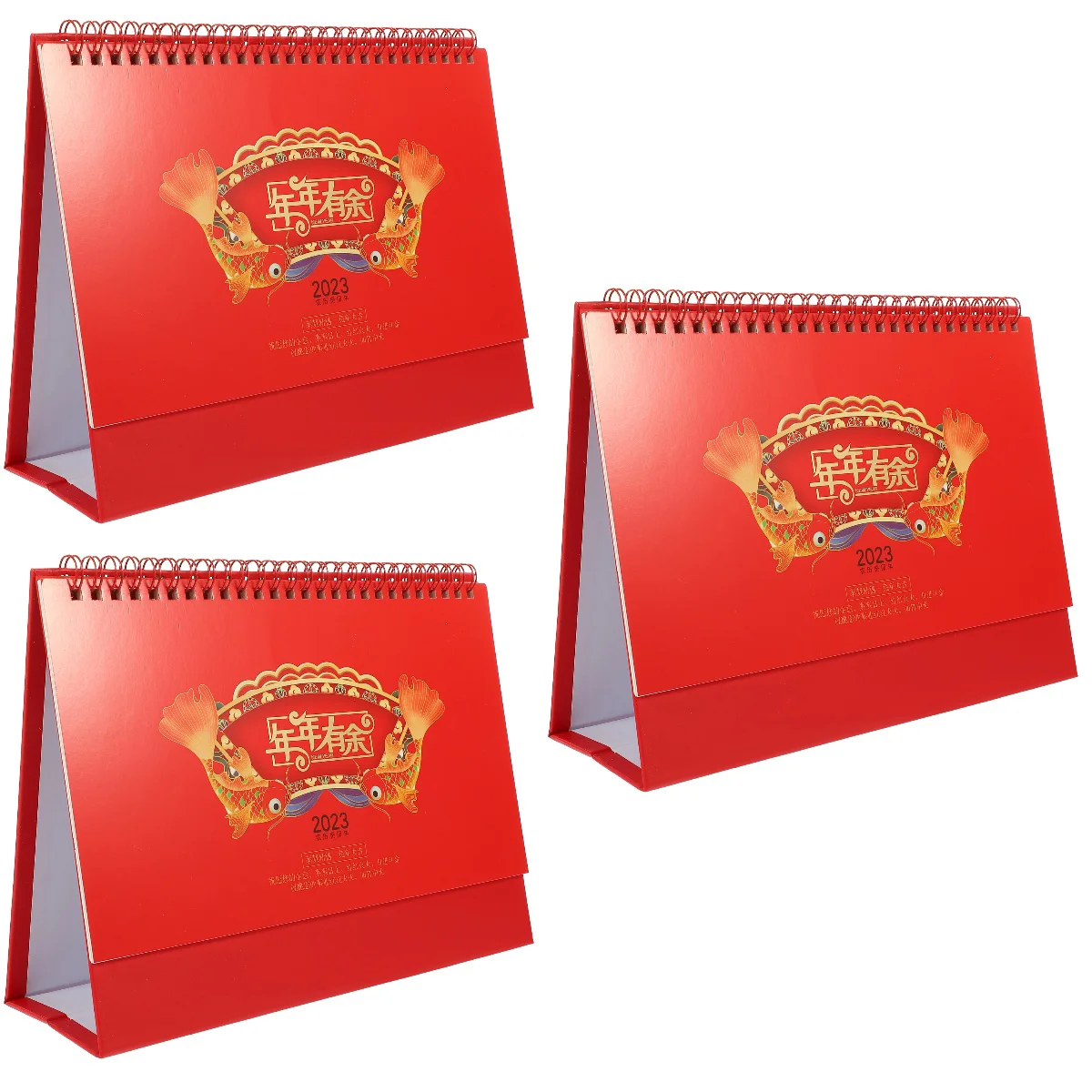 

3pcs Household Desk Calendar 2023 Year Calendar Novelty Desktop Calendar Rabbit Year Desk Calendar