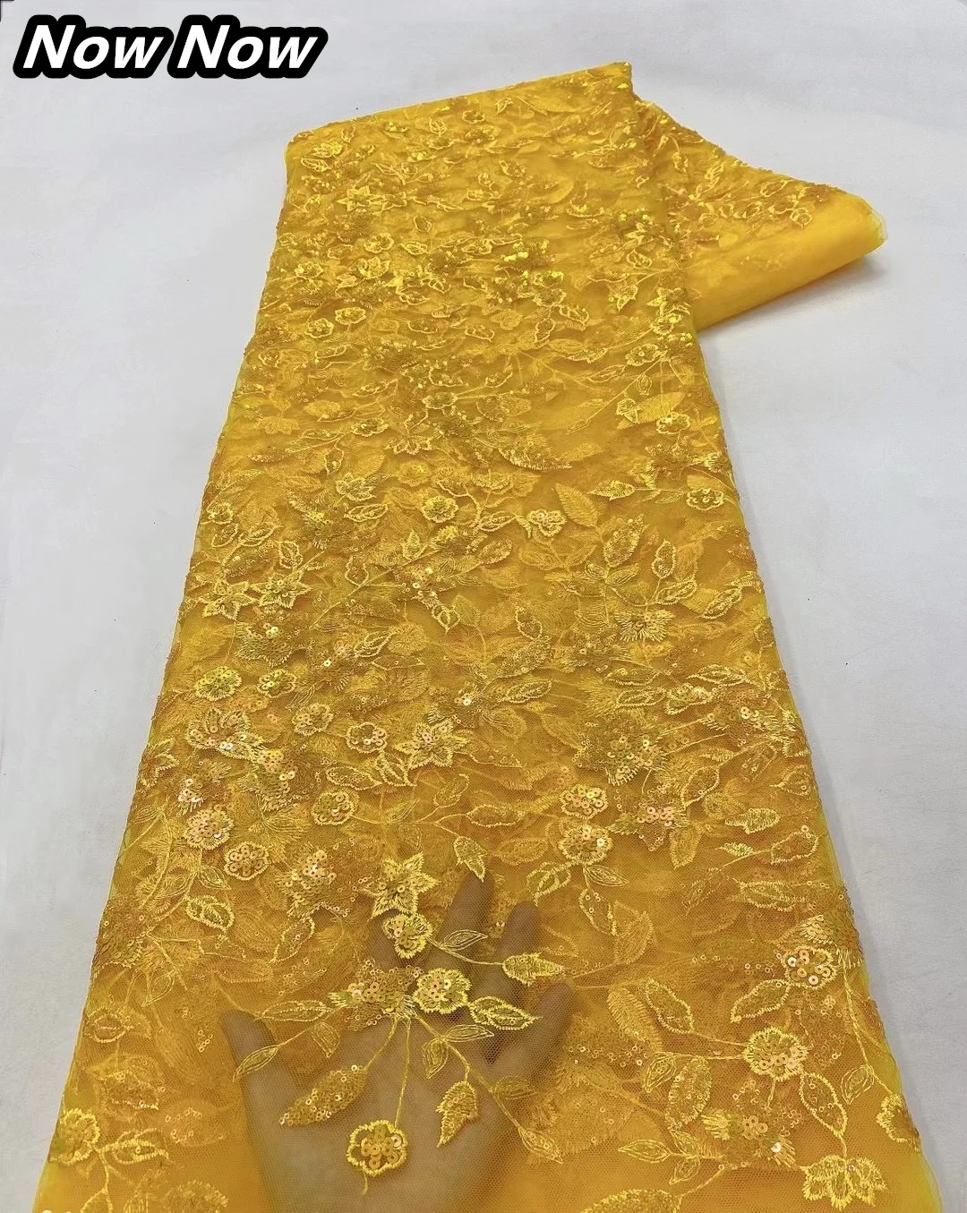 Роскошные африканские кружевные ткани с блестками высокое качество 5 ярдов