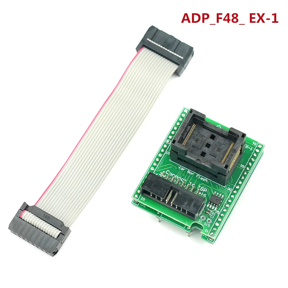 ADP_F48 EMMC-ISP Version 1.0 ADP_F48_EX-1 /EX-2 original XGecu NAND Adapter Only For TL866II-3G Programmer For NAND Flash Chips