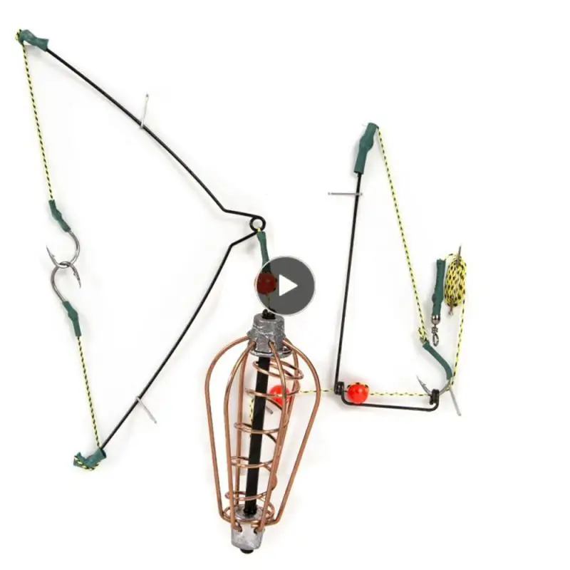 

1 Nocker Fishing Tools Easy To Carry Feeder Quasi Precise Fish Lure Structure Is Precise Nest Cracker Nested Bait Feeder