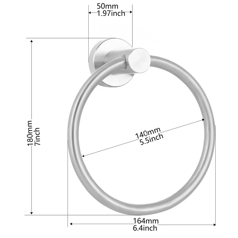 Настенный держатель для полотенец из нержавеющей стали золотого цвета |