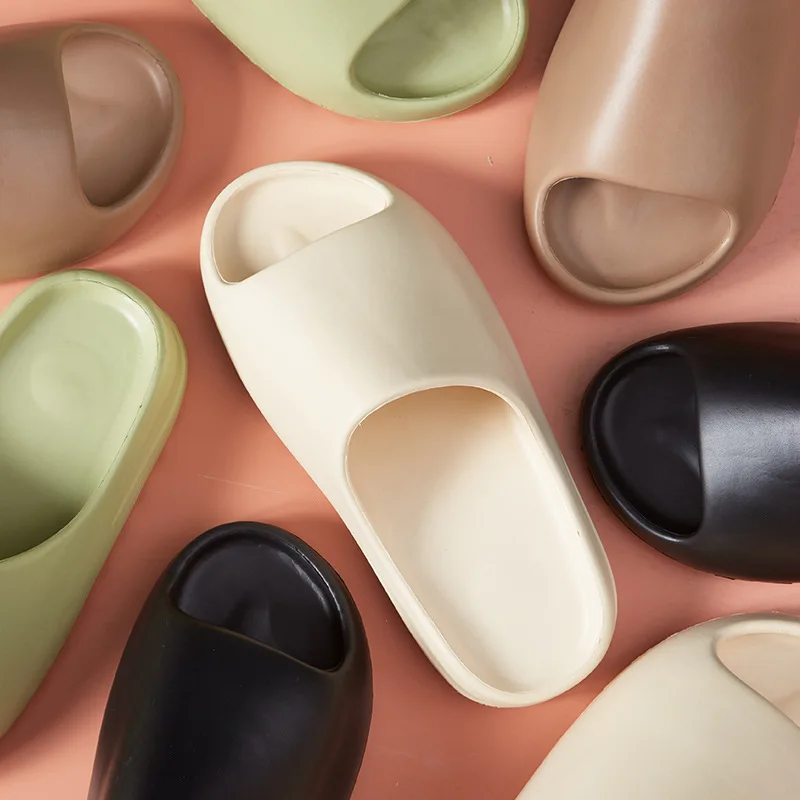 Women Men Slippers 2023 Summer Casual Beach Sandals Fashion Slides Big Size 46 EVA Mules Anti-Slip Male Female Home Slipper