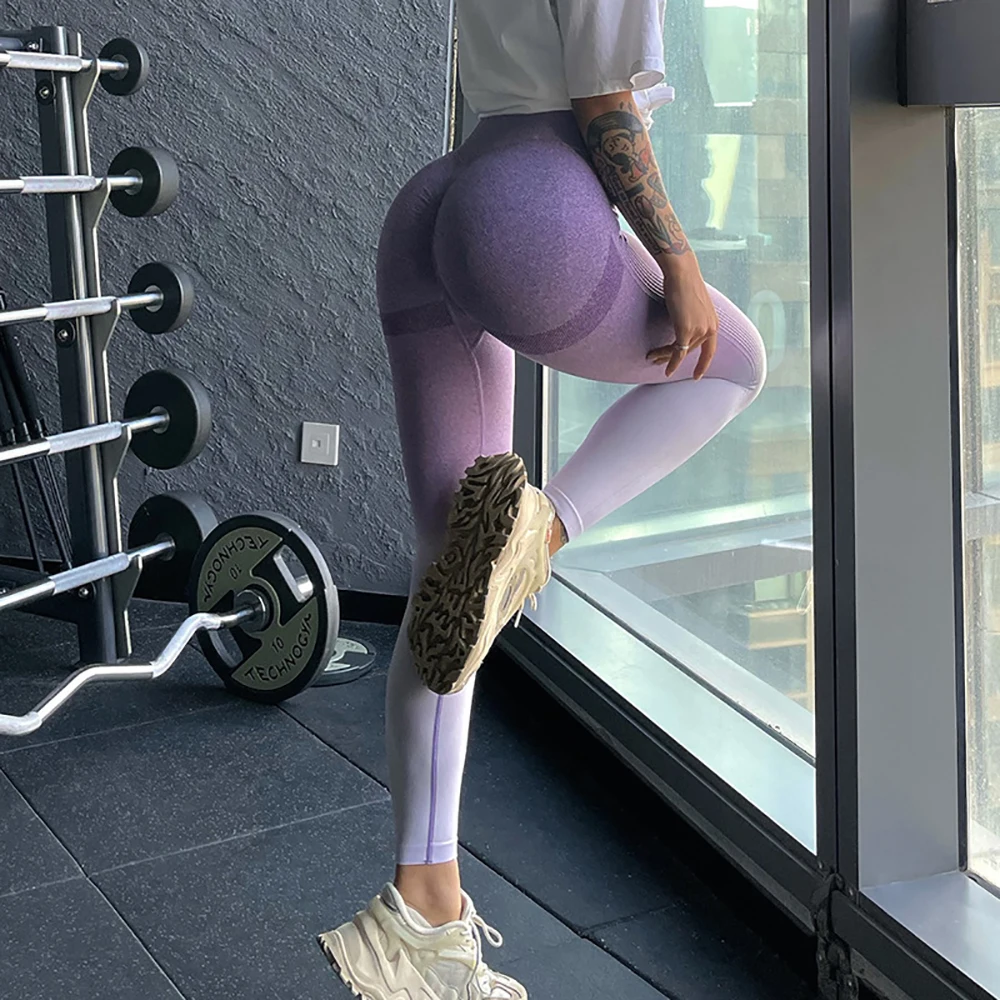 New Yoga Pants Women Leggings Tight High Waist Butt Lift Long Trousers Summer Sports Fitness Running Cycling Workout Clothes