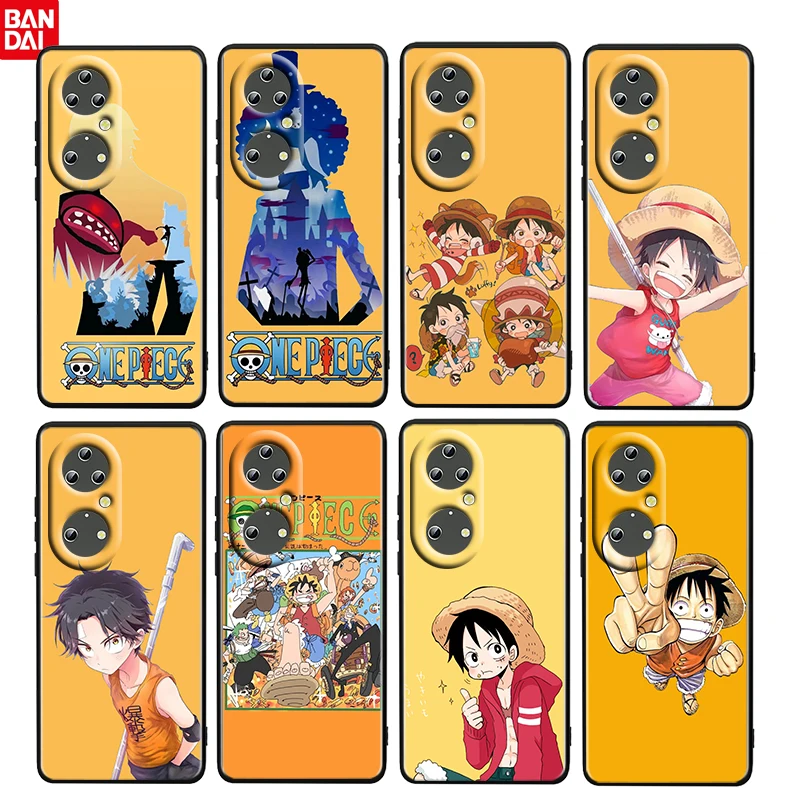 

Cute Anime ONE PIECE Boy For Huawei P50 40 30 20 10 9 Lite E Mini Pro 5G TPU Soft Gel Silicone Black Cover Phone Case Funda