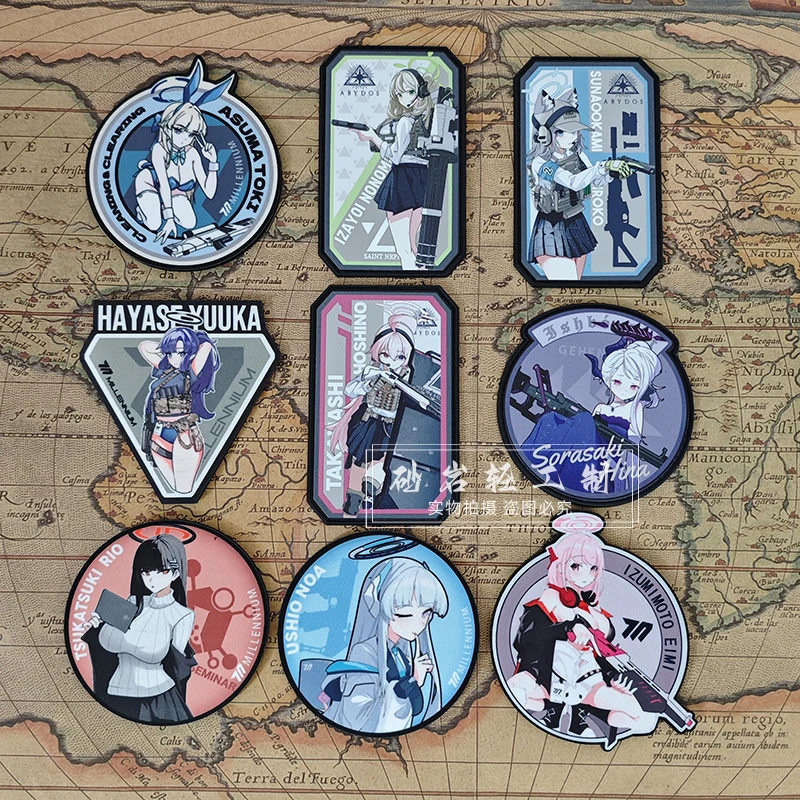 Синий архив милое оружие для девушек фотосессия одежды игровая искусственная