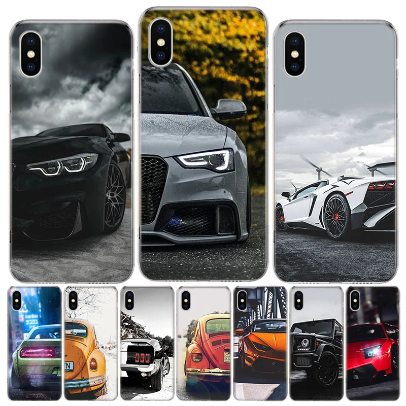 

men's cola sports car phone case For pixel POCO F4 GT iPhone 13 12 mini 11 pro xs max X XR 6 7 8 plus Silicone soft shell B-BMW