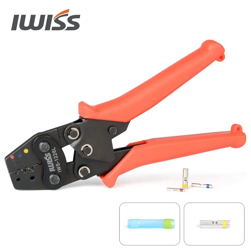 IWISS IWS-1226L обжимные инструменты для Raychem TE MiniSeal низкопрофильные экологические соединения M81824/1-XX от AWG 26-12