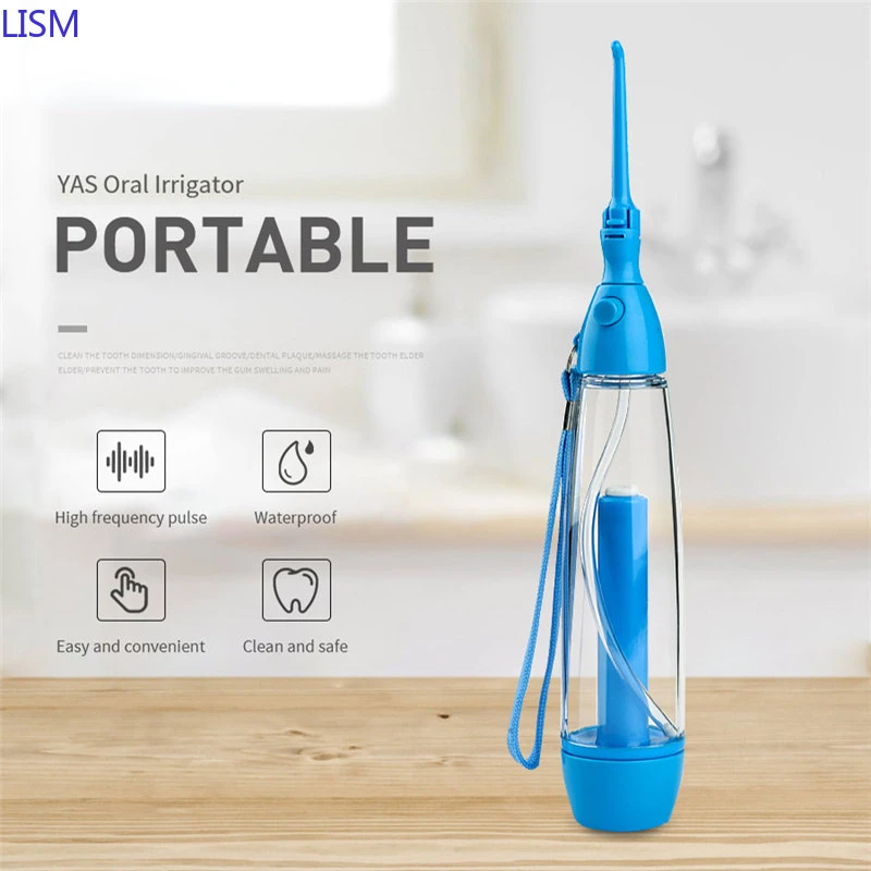 

Oral Irrigator Teeth Cleaner Water Jet Tooth Health Water Non-electric Household Portable Oral Irrigator Flossing LV160 New