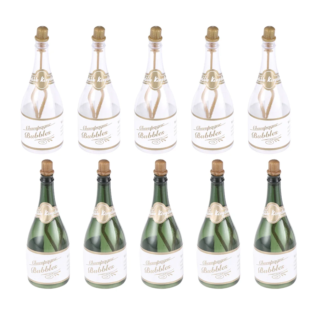 

Bubble Wedding Bottle Champagne Bubbles Decoration Wands Favors Holder Mini Gift Container Kids Bottles Party Toy Decor