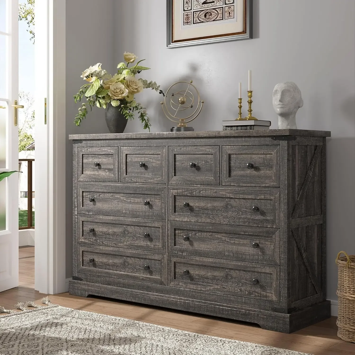 Платье для спальни с 10 выдвижными ящиками деревянные комоды и ящики гладкой