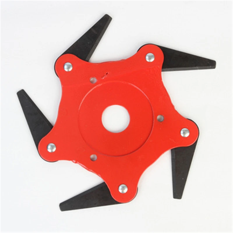 

Grass Trimmer Head 3/4/5/6 Blades Cutter Head Steel Razor Blade Head Powerful Weed Kill Grass Weed Brush Cutting Head Garden