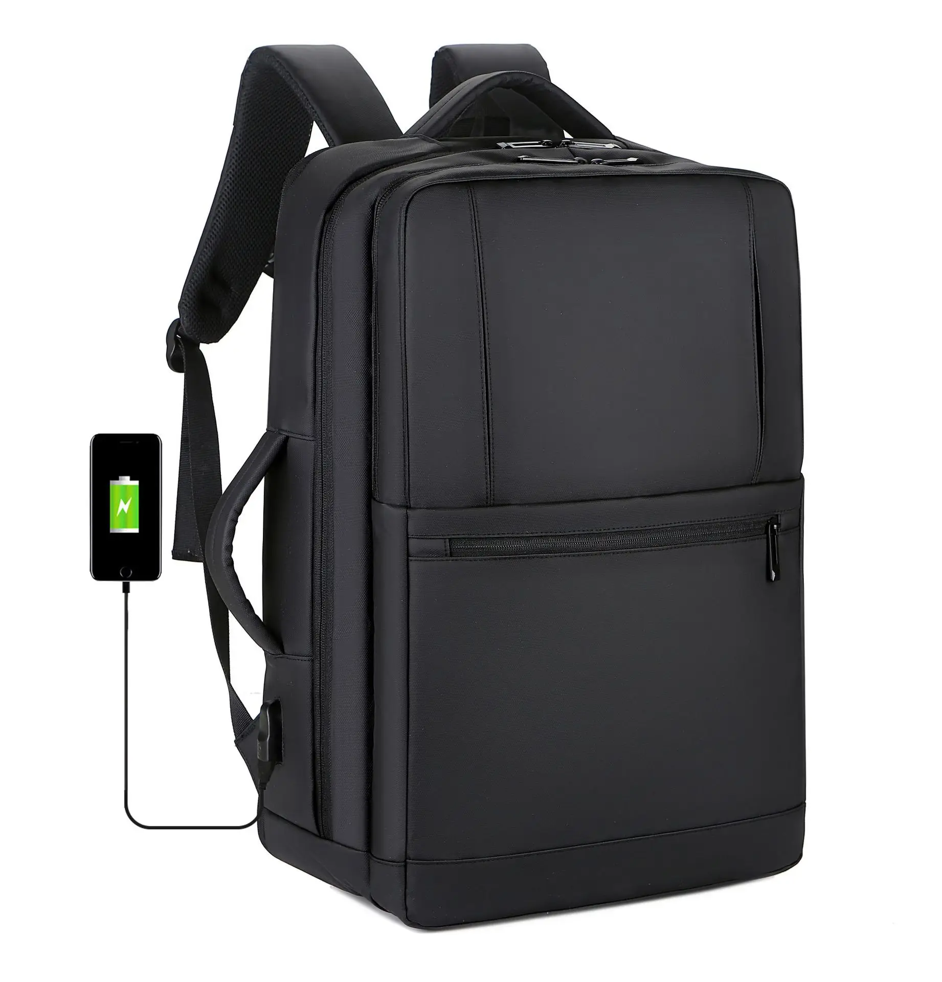 

Вместительный Многофункциональный рюкзак для мужчин и женщин, портативный деловой дорожный портфель с функцией подзарядки