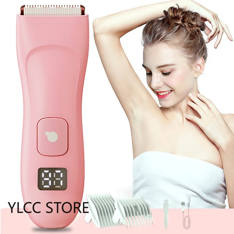 

Electric Razor Painless Lady Shaver For Women USB Charging Bikini Trimmer For Whole Body Waterproof LCD Display Wet & Dry Using