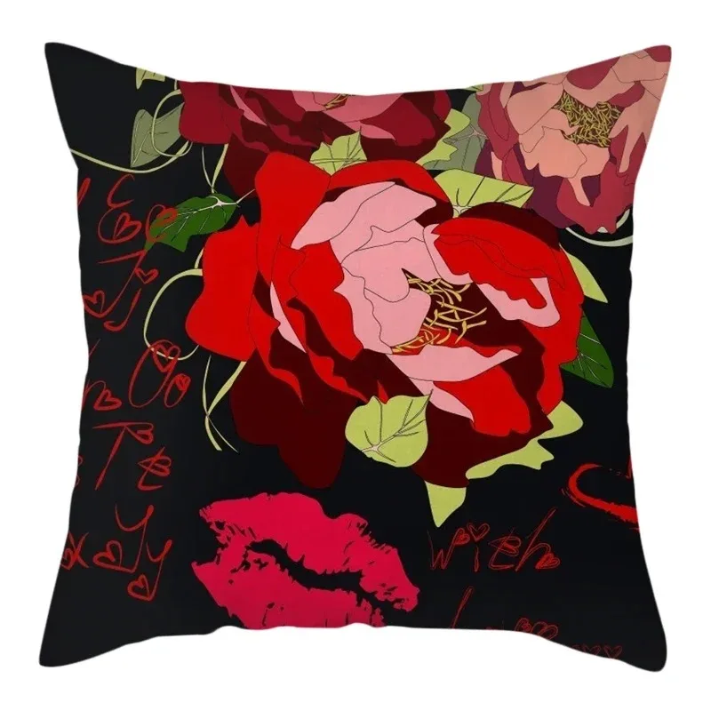 Подарок на День святого Валентина декоративная наволочка из полиэстера чехол