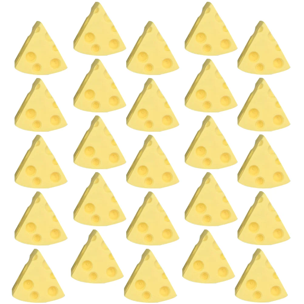 100 шт. имитация сыра миниатюрная поддельная искусственные аксессуары для