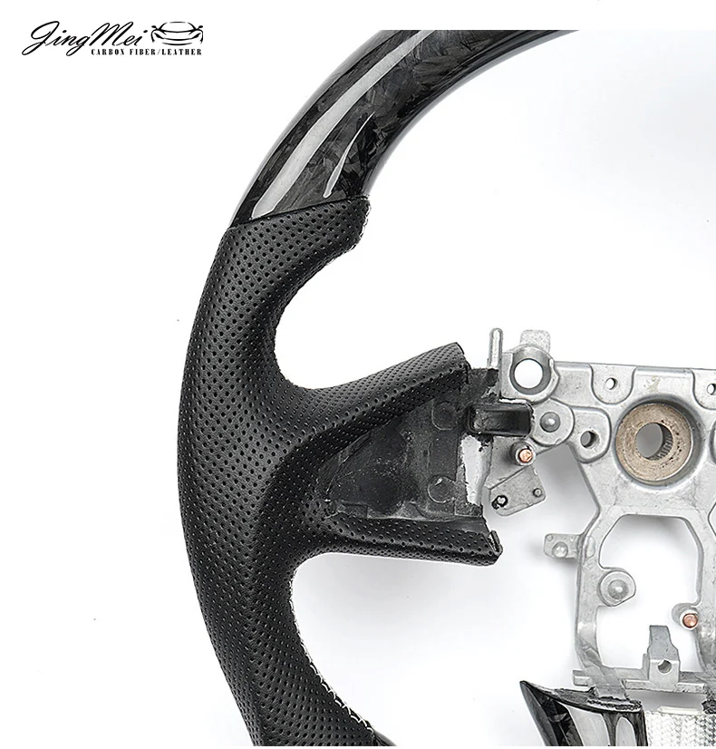 Автомобильный руль для Q50 Infiniti Q50s Lenkrad Exhasut Led Racing Кованый из углеродного волокна