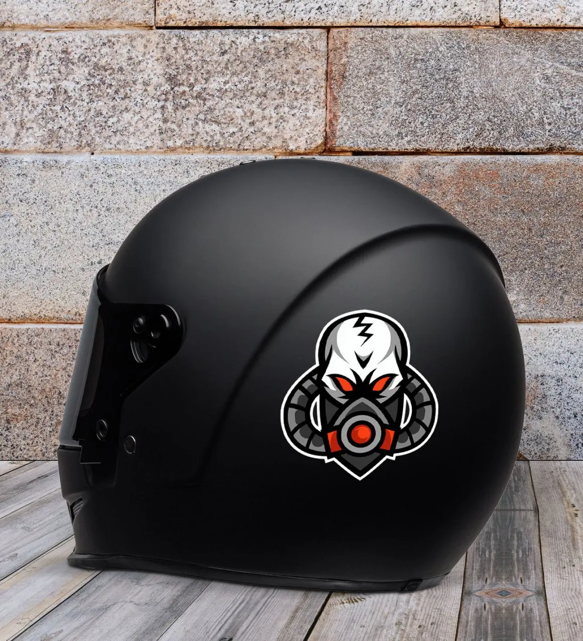 

BK Gift Poison Design Motor Helmet Sticker-1
