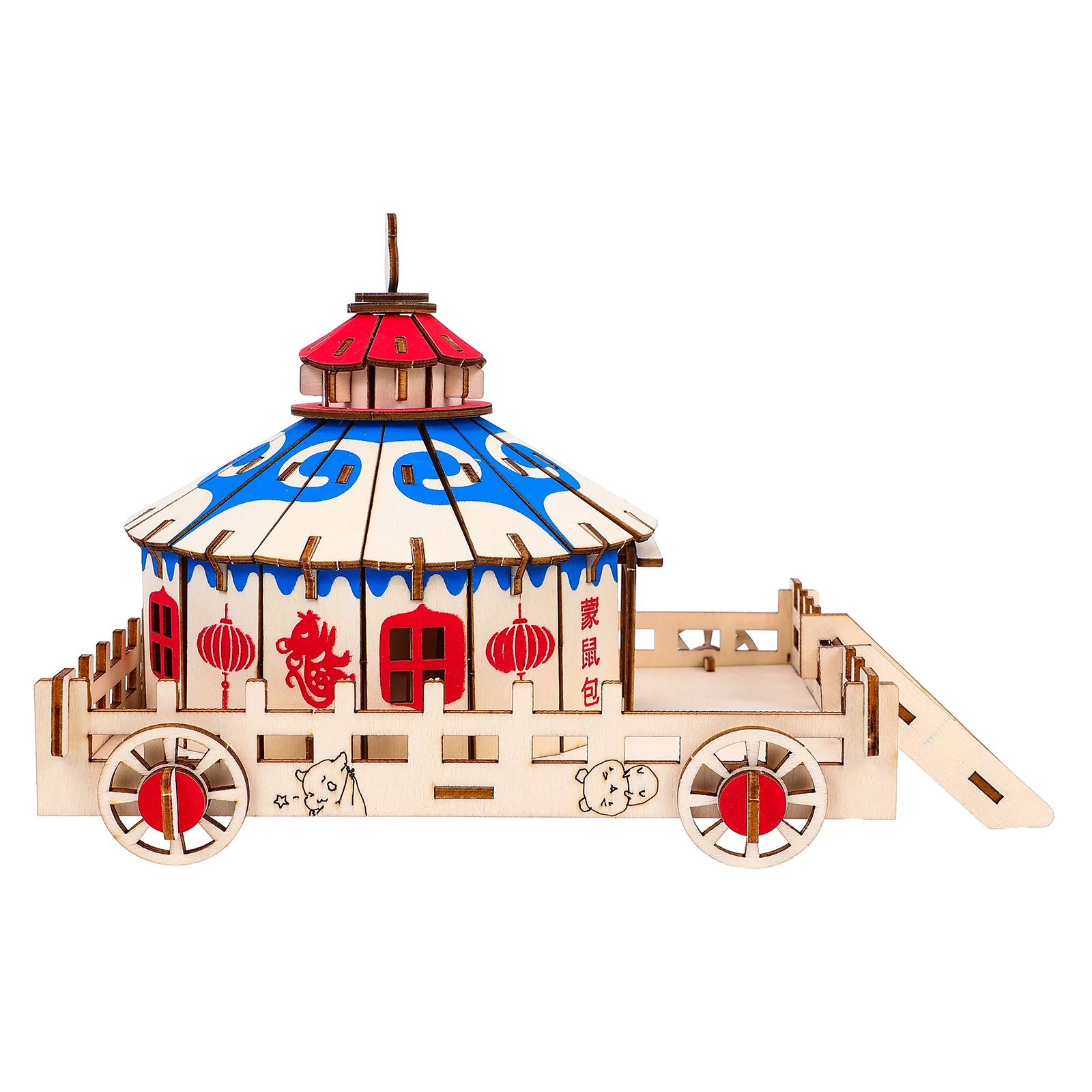 

Hamster House Hideout Hut Small Animal Woodenguinea Cage Hide Hideaway Platformhabitat Gerbil Ratplay Cave Playground Wood Place