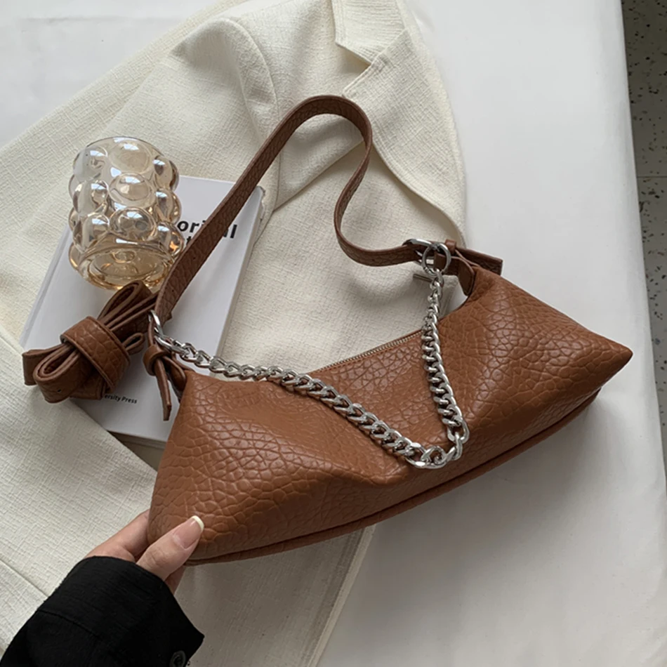 

Женские модные сумки, новая роскошная дизайнерская сумка через плечо с цепочкой, Повседневная маленькая милая сумка из мягкой искусственно...