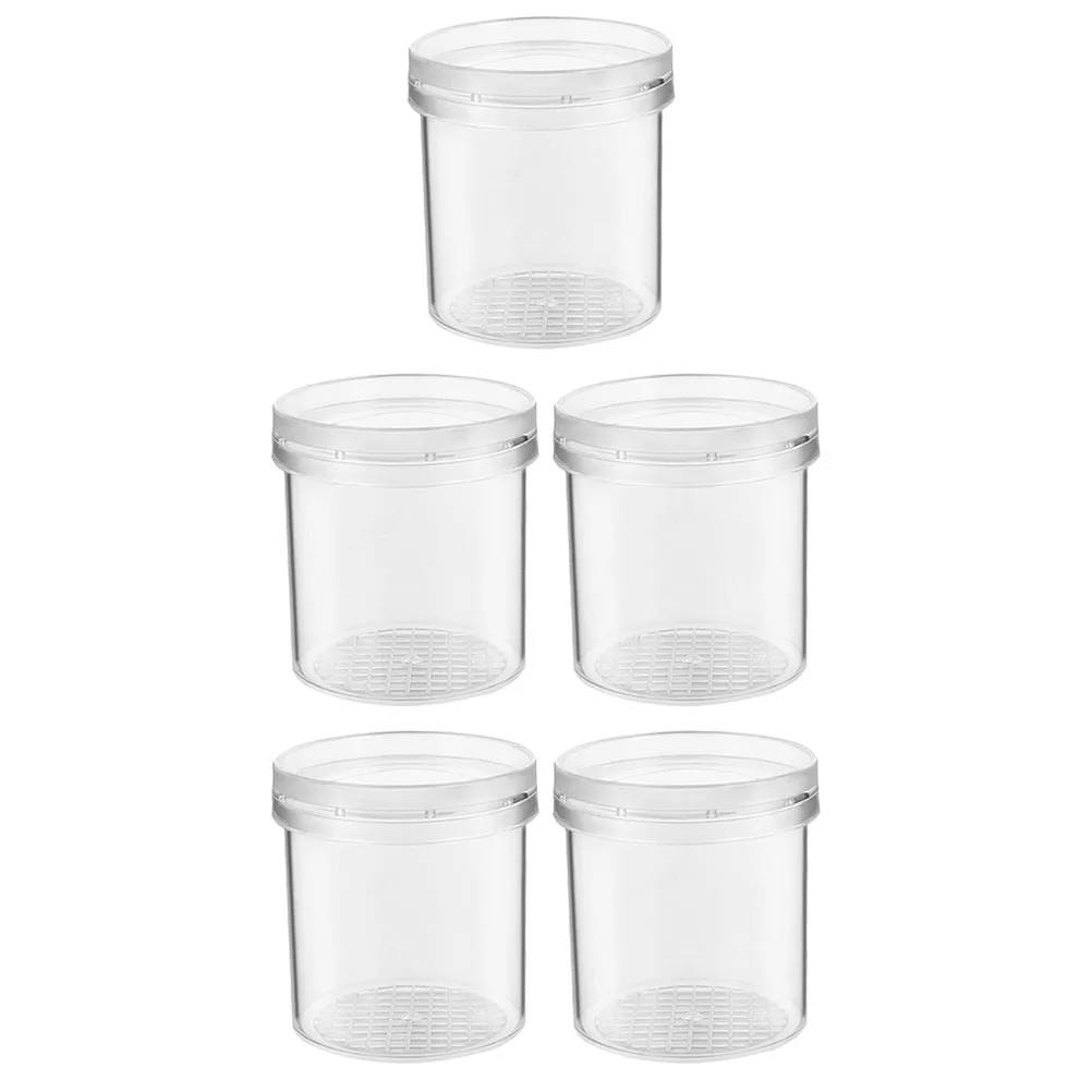 5-шт стеклянная чашка для наблюдения за насекомыми студенческий пластиковый