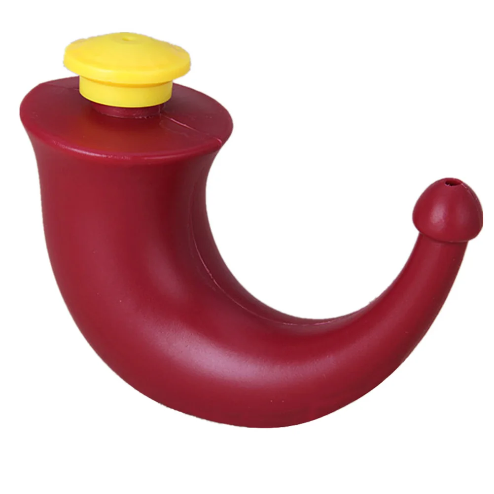 

Yoga Neti Pot Nasal Rinsing Nose Wash Sinus Irrigation Red Horn Cleaner
