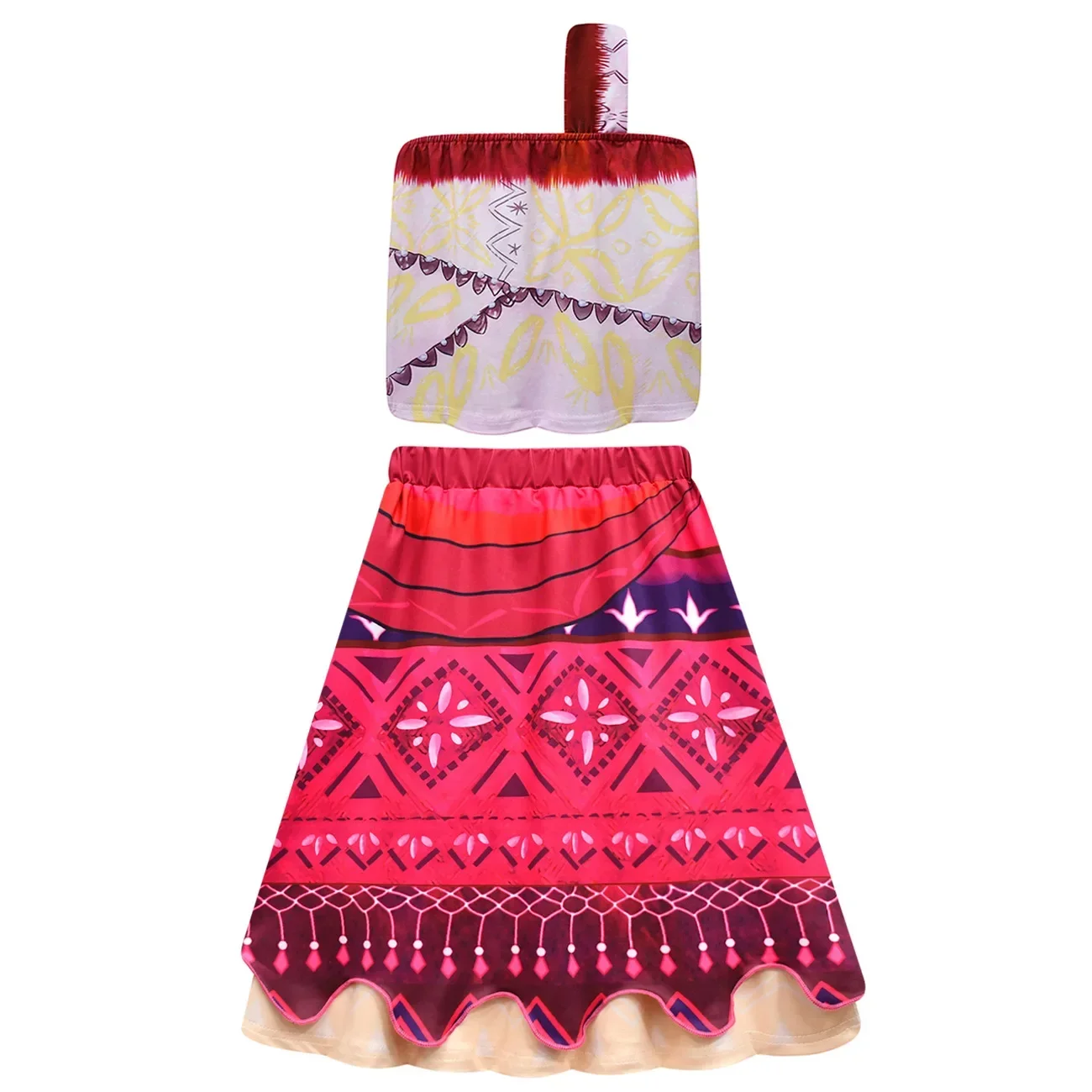 Костюм Моаны для ролевых игр Ocean Adventure 2 платье принцессы девочек бальное Vaiana