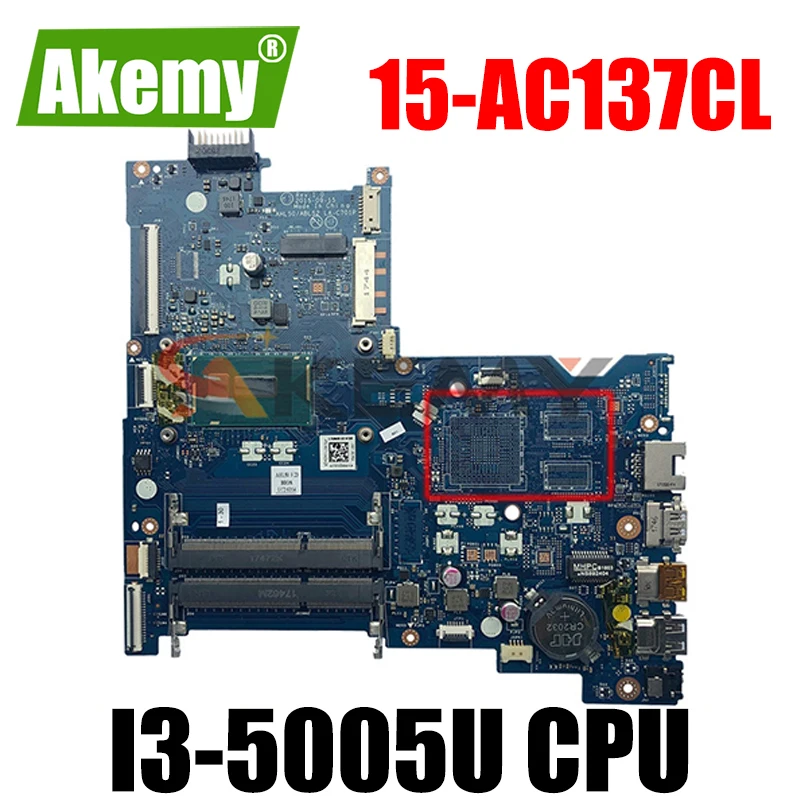 

for HP NOTEBOOK 15-AC137CL 15-AC laptop motherboard 828178-601 828178-501 828178-001 i3-5005U LA-C701P 100% OK