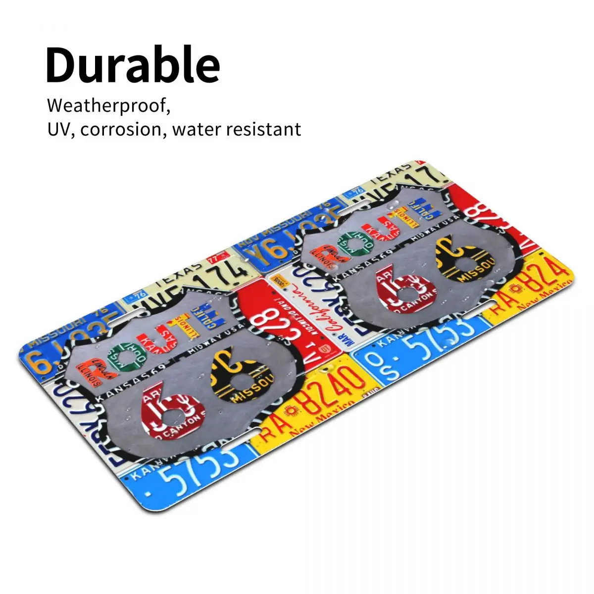 Главная улица Америки номерной знак новинка Route 66 художественный автомобиль