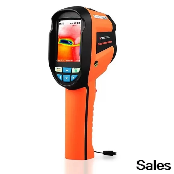 Пылезащитная цифровая тепловизионная камера VICTOR 320A быстро и точно для измерения