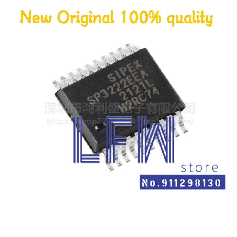 

5pcs/lot SP3222EEA-L/TR SP3222EEA SP3222 SSOP20 Chipset 100% New&Original In Stock