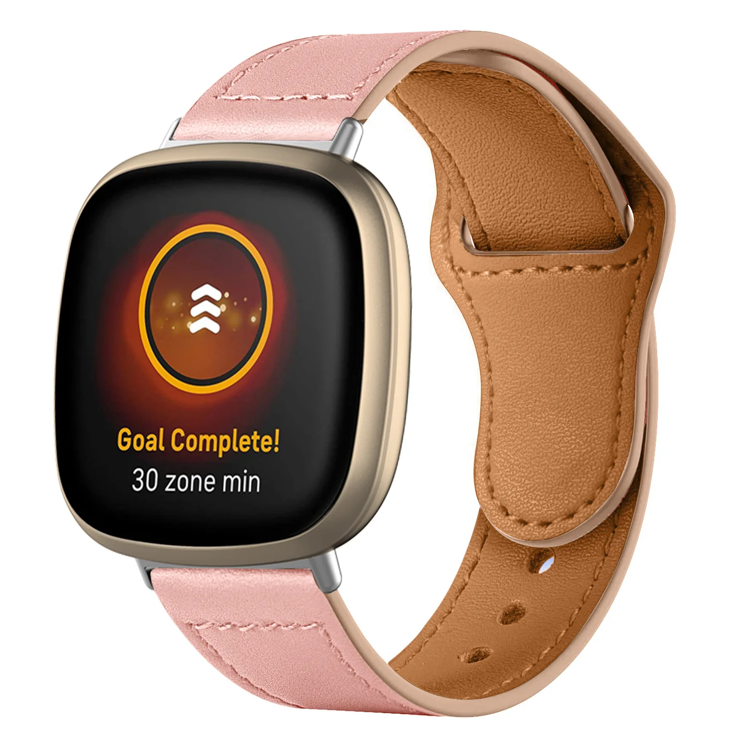 For Fitbit Versa 2 Band Leather Strap Replacement Smart Watch accessories for Fitbit Sense band / versa 3 correa Bracelet bands