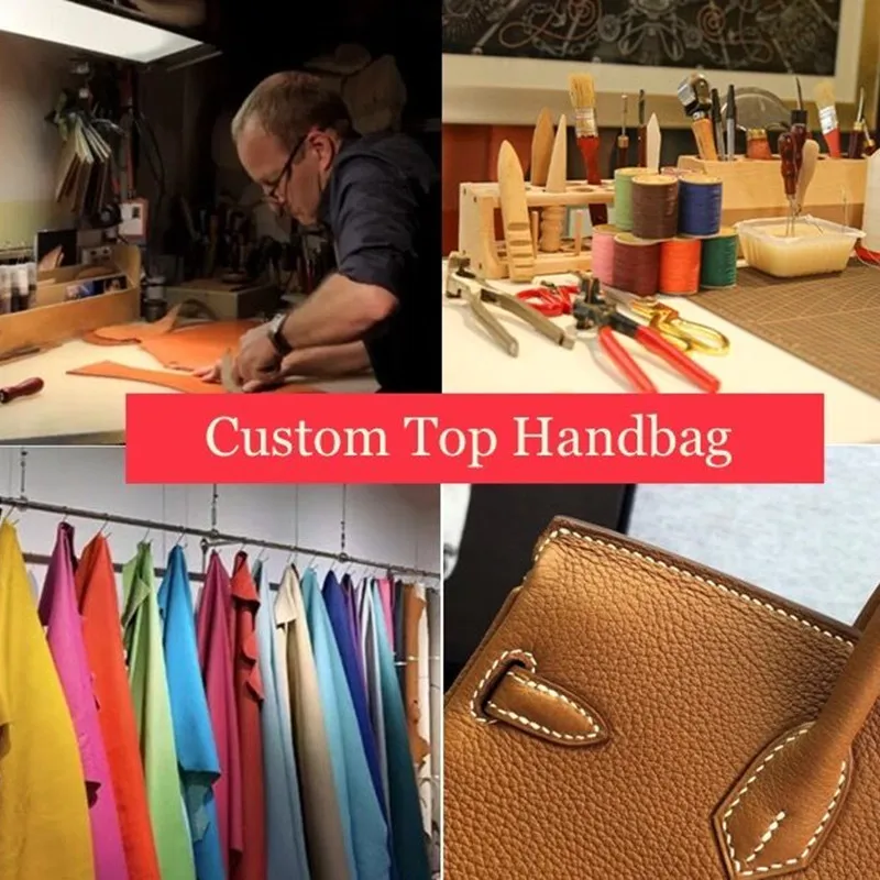 

2023 Custom Togo Genuine leather head layer litchi grain leather bags hot slanting across Luxury Classic Top Women's Handbag