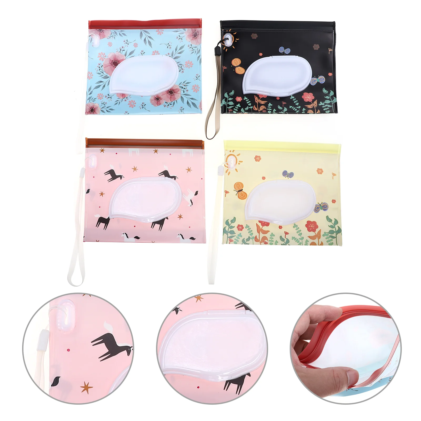 

Wet Wipe Wipes Case Tissue Pouchholder Travel Container Portable Baby Dispenser Reusable Refillable Eva Diapertowel Dispense