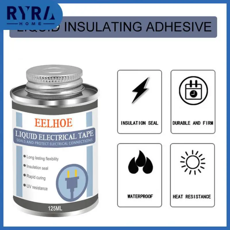 

1pcs Liquid Insulation Tape Electrical Tape Line Repair Glue Insulated Electric Sealant 30ml/50ml/125ml Durable
