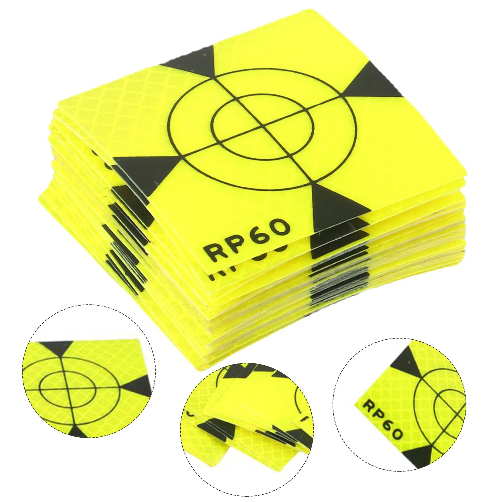 100 шт. 0/30/40/50/60 мм тахеометр отражатель мишень зеленый треугольник