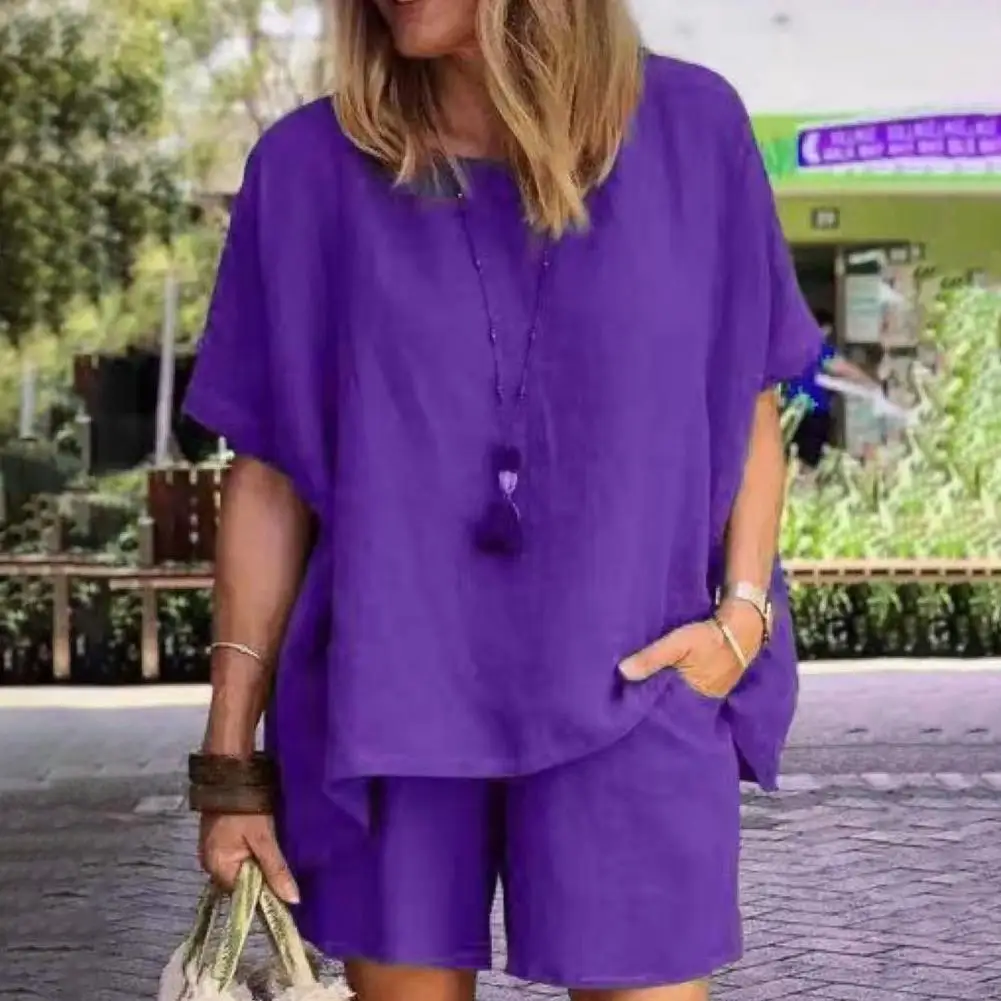 

2Pcs/Set Chic Women Suit Comfortable All-match Trendy Spring Summer Women Suit