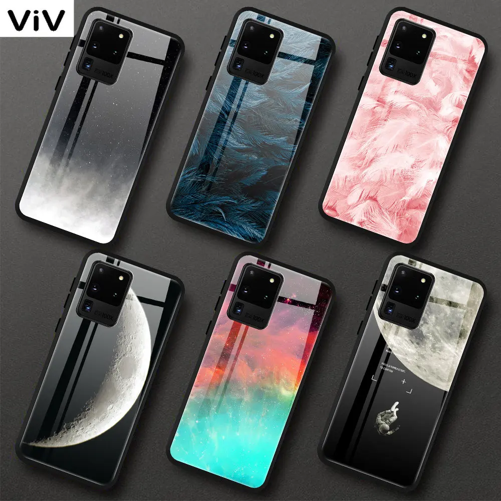 

Phone Case For Samsung Galaxy S20 S22 S23 Ultra S21 Plus FE Glass Case A52 A52S 5G A51 A72 A71 A53 A54 A14 A12 A32 Note 20 Ultra