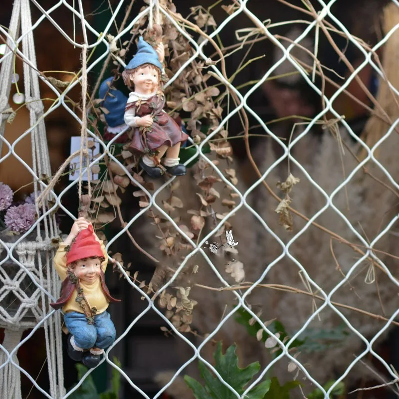 

Garden Statues Elf Pendant Garden Wall Decoration Courtyard American Country Creative Figure Gardening Ornaments Dolls Ornaments