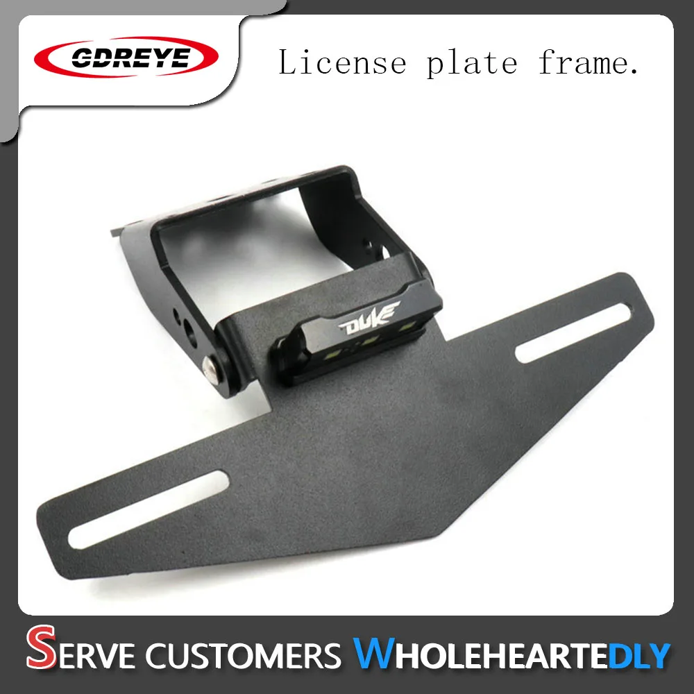 

Задний кронштейн для заднего номерного знака мотоцикла со светодиодный светильник кой для KTM DUKE 125 250 390 200 2013 2016-2017 2018 2019