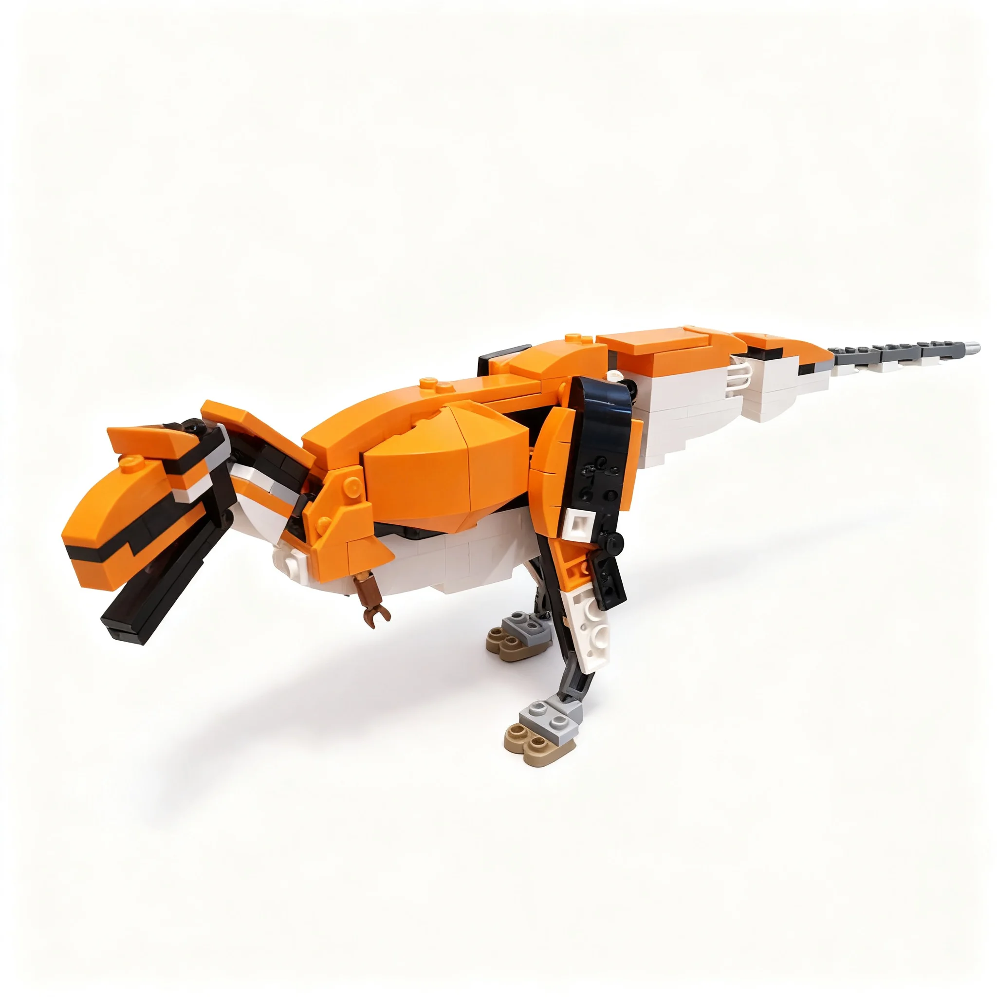 Фото 384 детали MOC Горгозавр Либратус Creator Creator 3-в-1 Модель-игрушка Конструктор Рождественский подарок Конструкция DIY Поделка для демонстрации №3