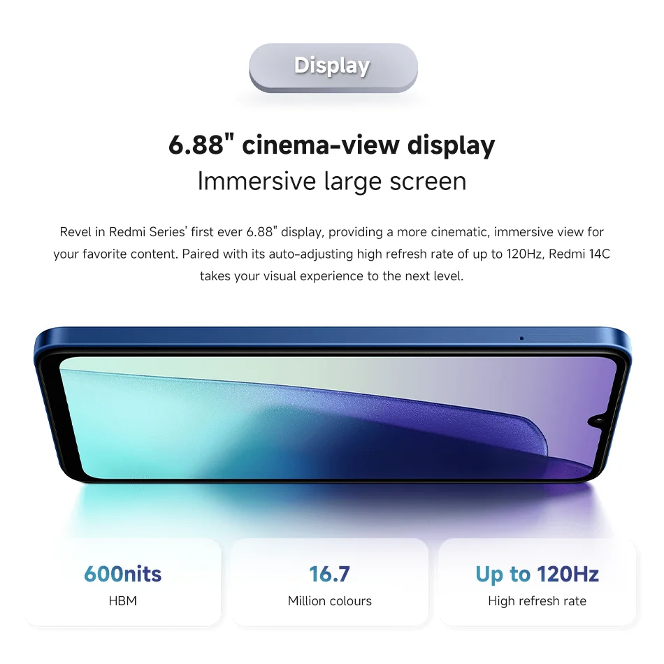 Смартфон Xiaomi Redmi 14C China 8/256ГБ global