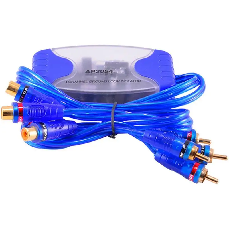 

Audio Noise Hum Filter AP3054 50W 4-channel Stereo Ground Isolator