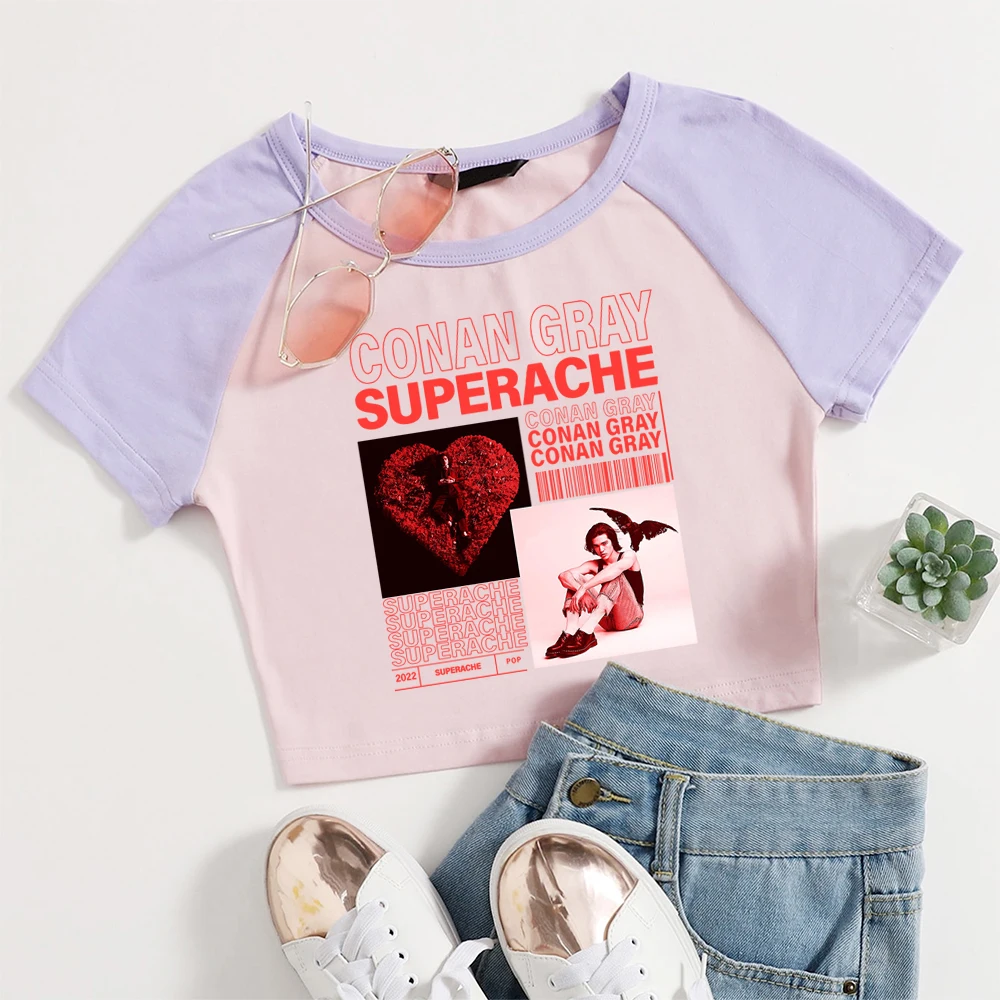Укороченная рубашка Conan Gray Found Heaven superach Топы И Футболки