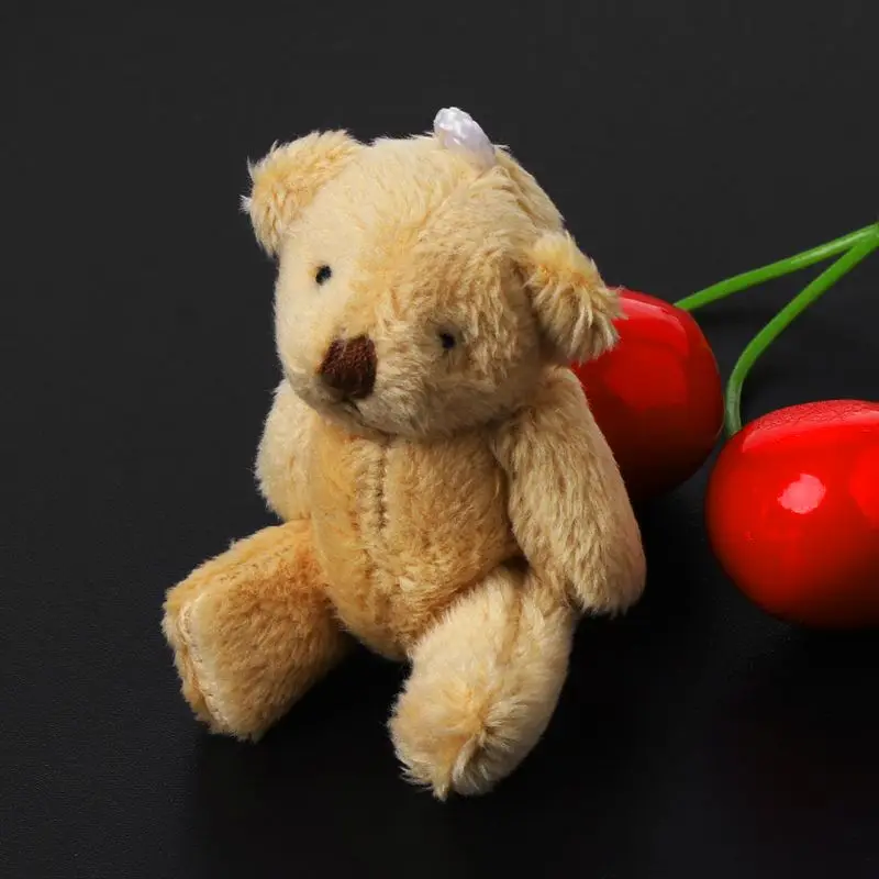 

5PCS Kawaii Small Bears Plush Soft Toys Pearl Velvet Dolls Gifts Mini Teddy Bear