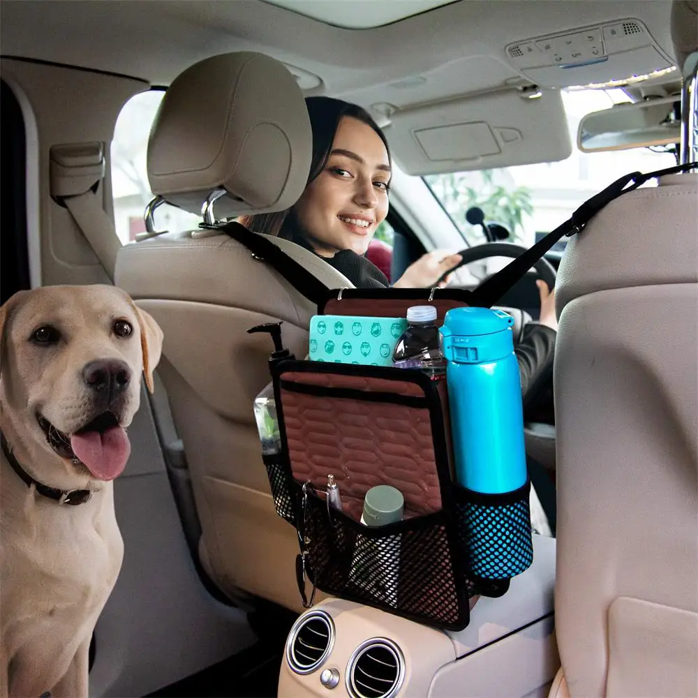 

Car Backseat Organizer Holder for Kids Pet Toddlers Travel Car Accessories Large Capacity Seat Back Protectors Kick Mats